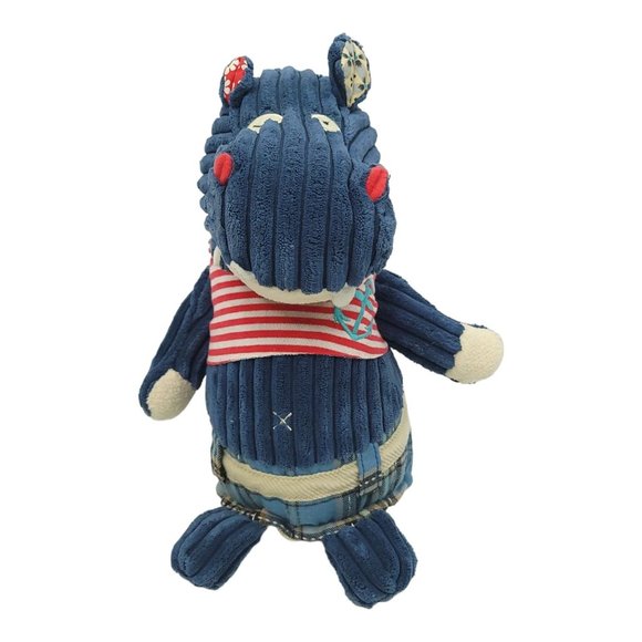 Les Deglingos Original Hippipos The Hippo 11" Plush Stuffed Animal Toy Blue - Picture 3 of 12